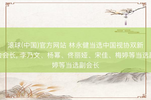 滚球(中国)官方网站 林永健当选中国视协双新委员会会长， 李乃文、杨幂、佟丽娅、宋佳、梅婷等当选副会长